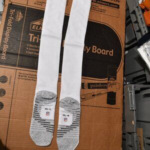Nike NFL Team Issued Men's White XL - Long Compression Socks  6PK New in Package
